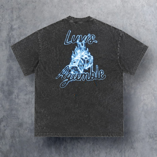 Goodbye Dice Tee – Vintage Black | Customize Street Wear × Love Is A Gamble