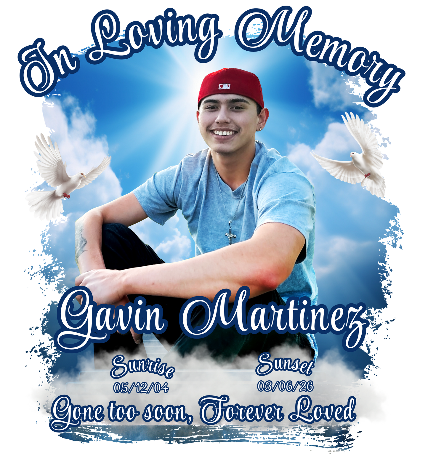 Gavin Martinez Memorial RIP Shirt
