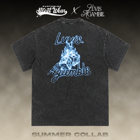 Goodbye Dice Tee – Vintage Black | Customize Street Wear × Love Is A Gamble