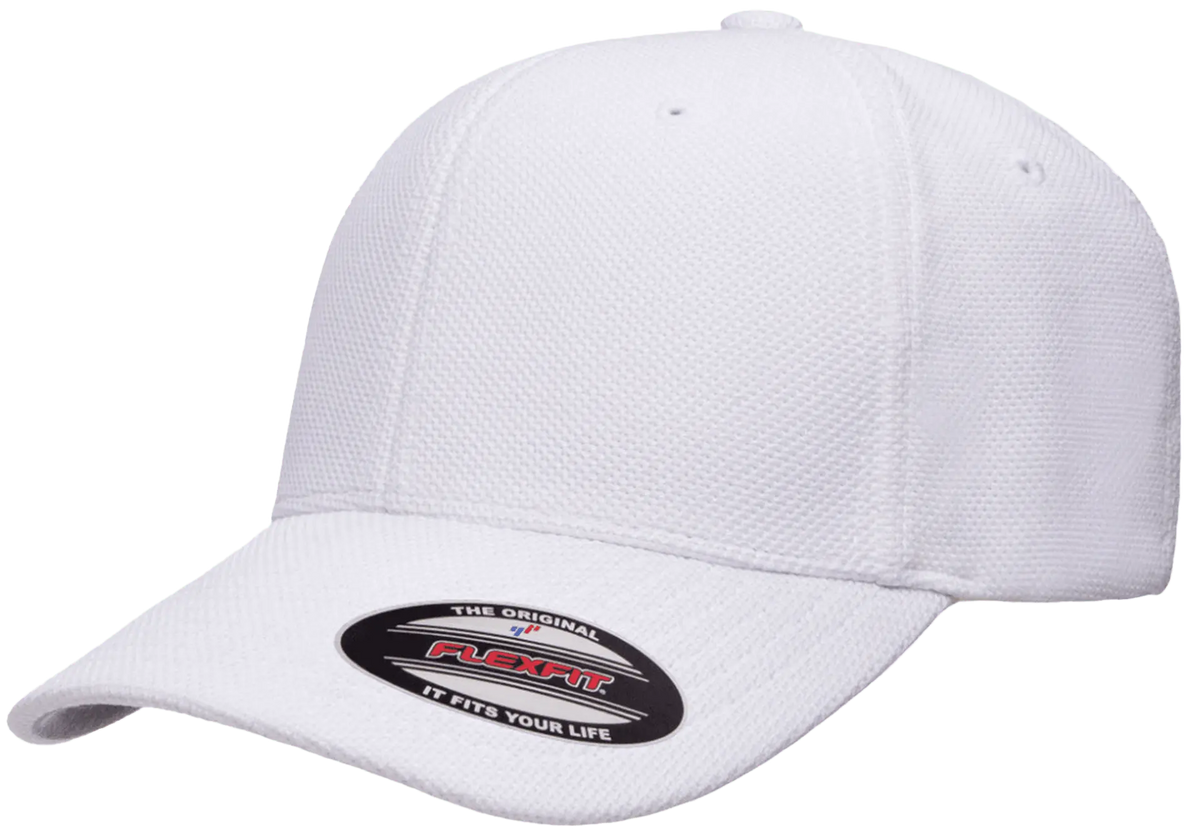 White Flexfit Hat Cap