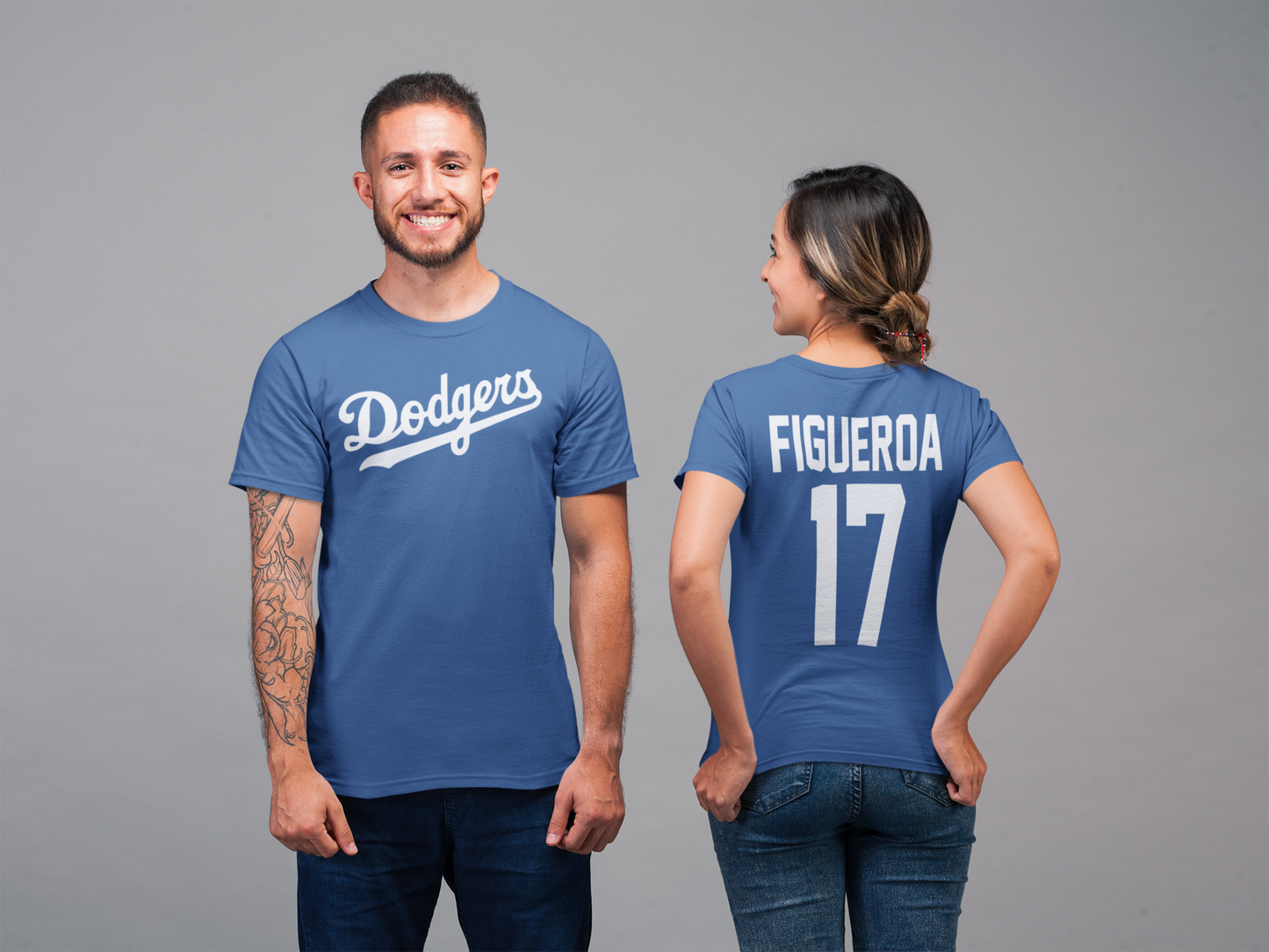 Dodger Baseball Team Shirt – Custom Name & Number
