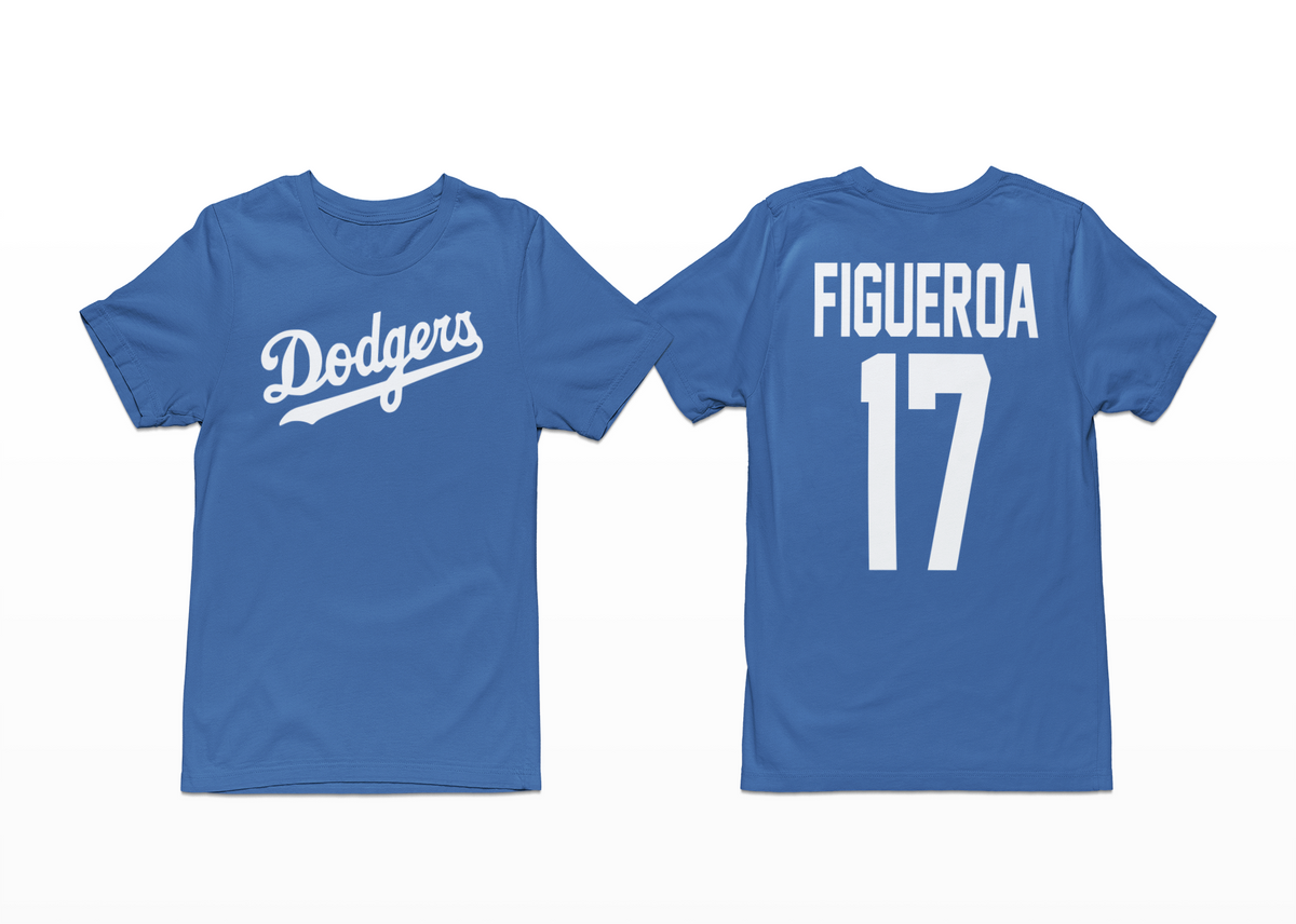 Dodger Baseball Team Shirt – Custom Name & Number
