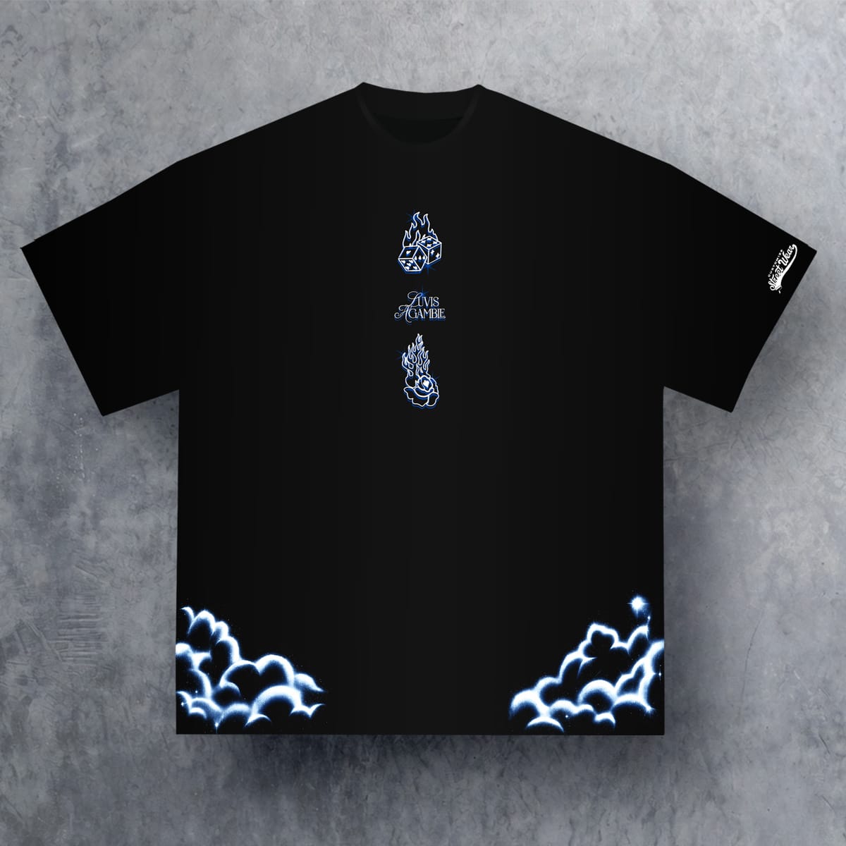 Goodbye Mirror Tee – Black | Customize Street Wear × Love Is A Gamble