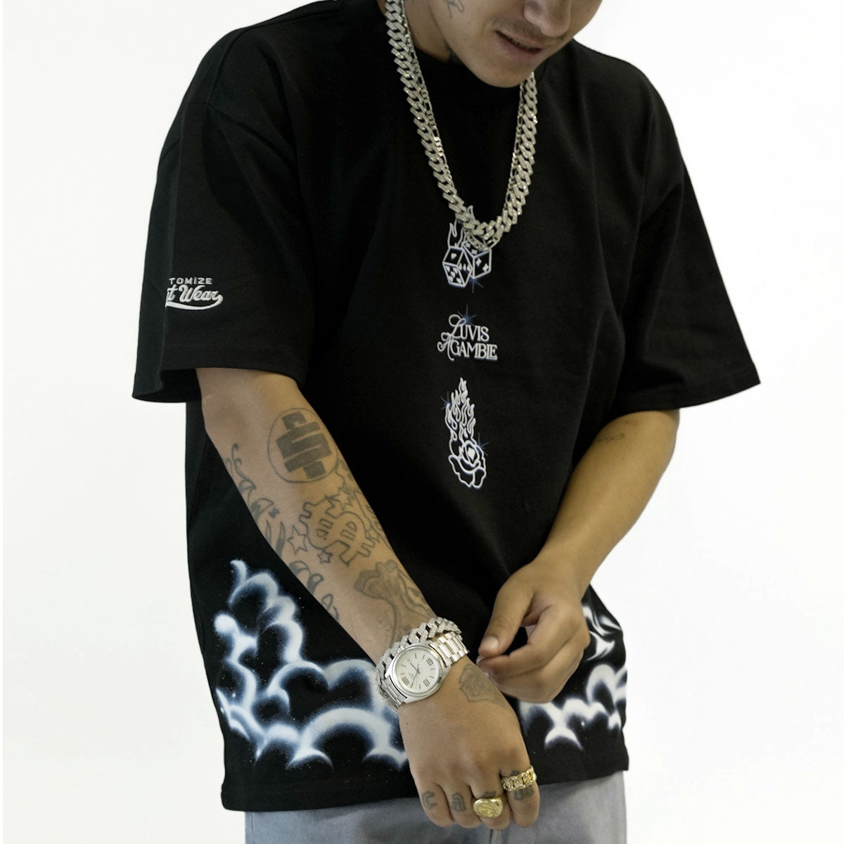 Goodbye Mirror Tee – Black | Customize Street Wear × Love Is A Gamble