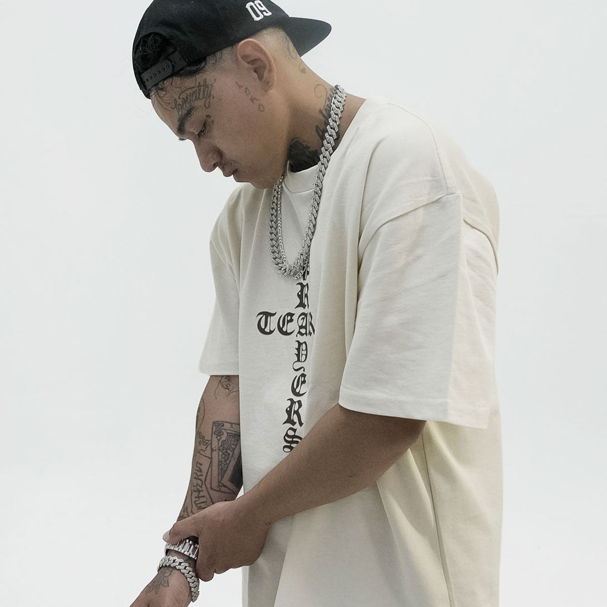 Prayer Tears Tee – Cream | Customize Street Wear × Love Is A Gamble