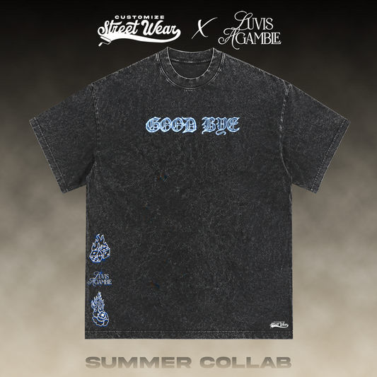 Goodbye Dice Tee – Vintage Black | Customize Street Wear × Love Is A Gamble