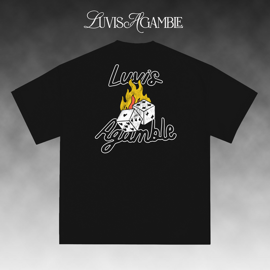 Luv Is A Gamble Luv Hardy Tee - Black