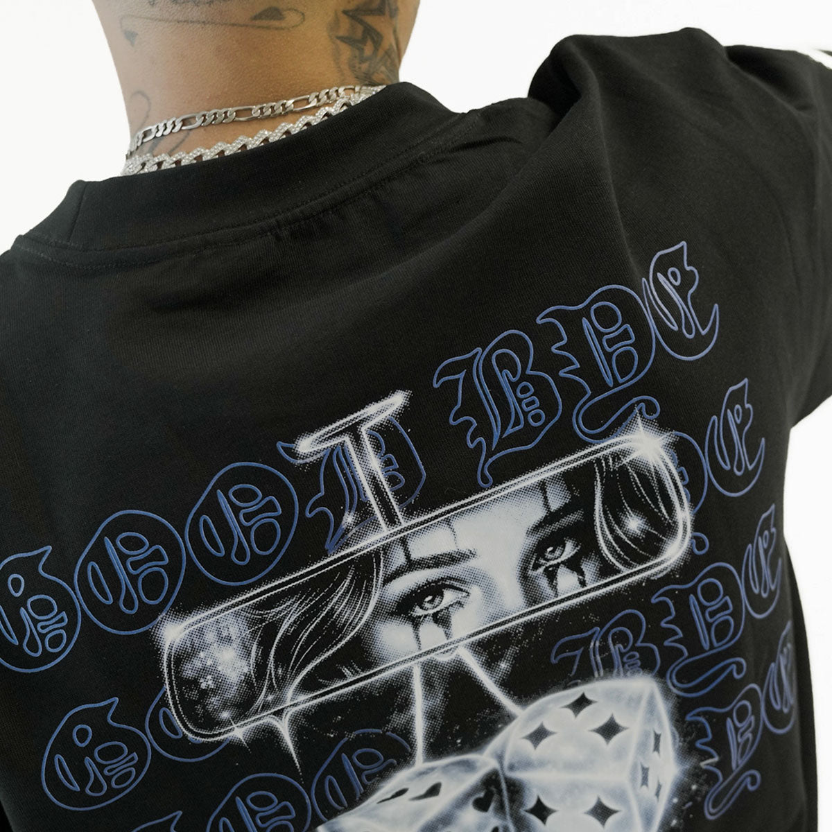 Goodbye Mirror Tee – Black | Customize Street Wear × Love Is A Gamble