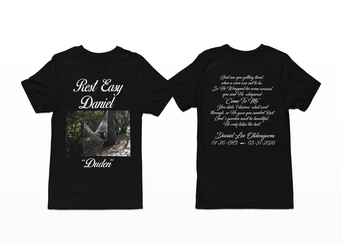Rest Easy Daniel Memorial Shirt