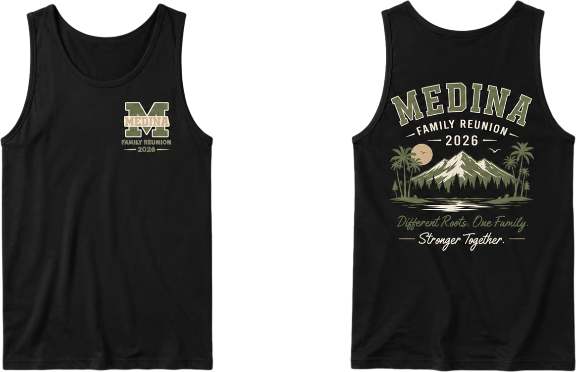 Medina Family Reunion 2026 Custom T-Shirt