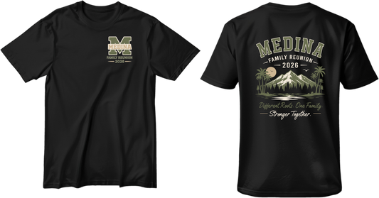 Medina Family Reunion 2026 Custom T-Shirt