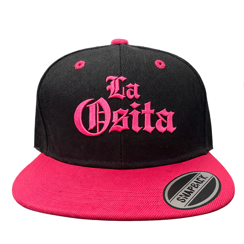 La Osita Bear Two-Tone Pink Snapback – Official Signature Hat